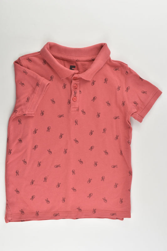 Cotton On Kids Size 5 Polo Shirt