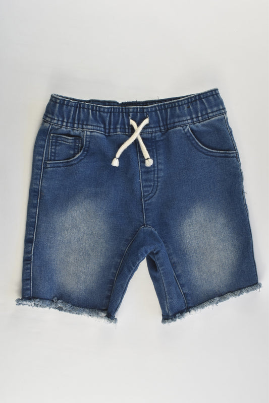 Cotton On Kids Size 5 Stretchy Denim Shorts