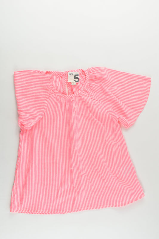 Cotton On Kids Size 5 Striped Blouse