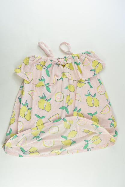 Cotton On Kids Size 6 Lemon Dress