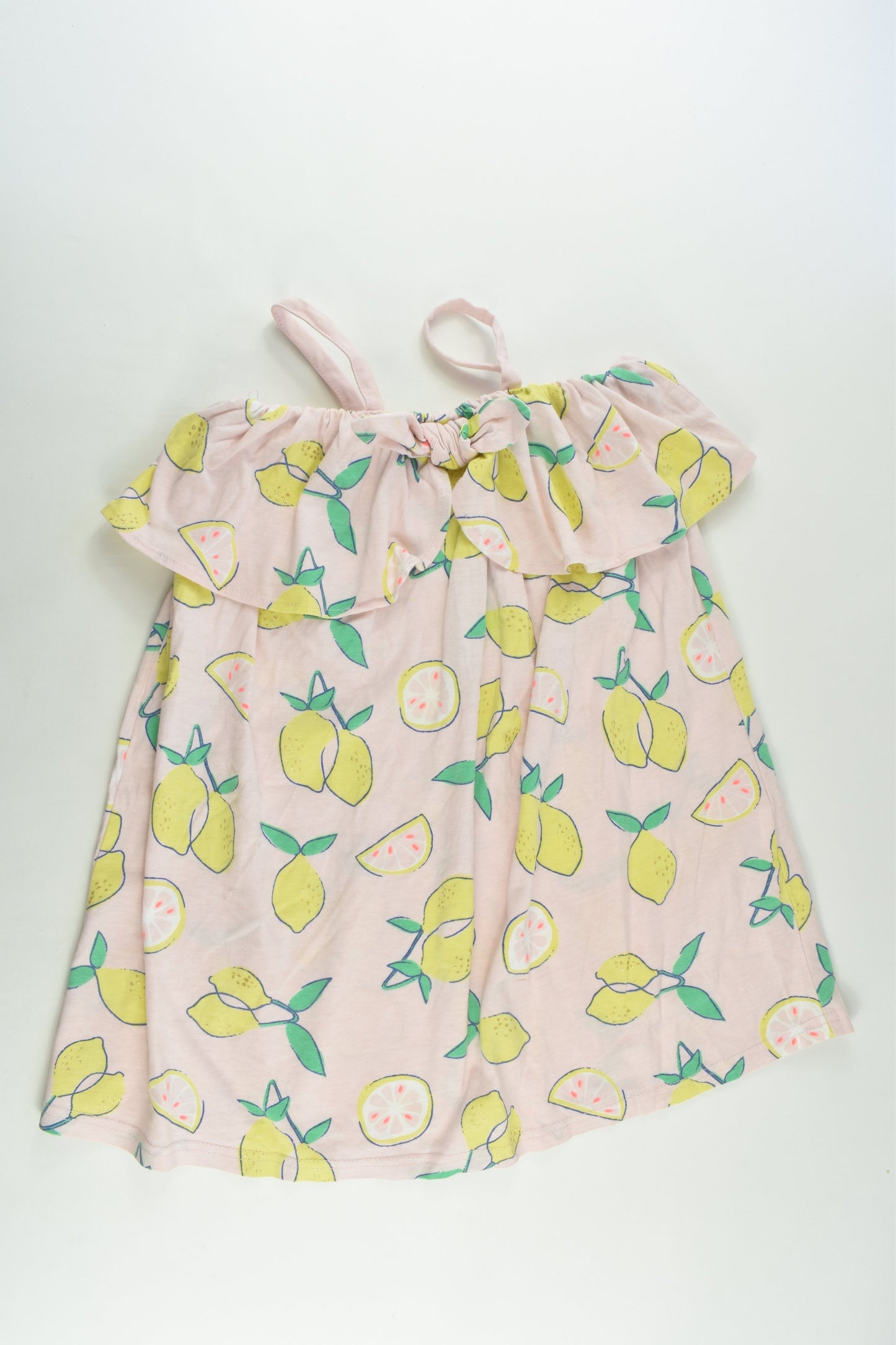 Cotton On Kids Size 6 Lemon Dress