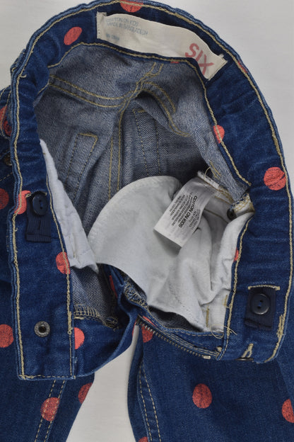 Cotton On Kids Size 6 Polka Dots Denim Pants