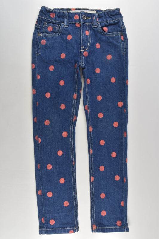 Cotton On Kids Size 6 Polka Dots Denim Pants