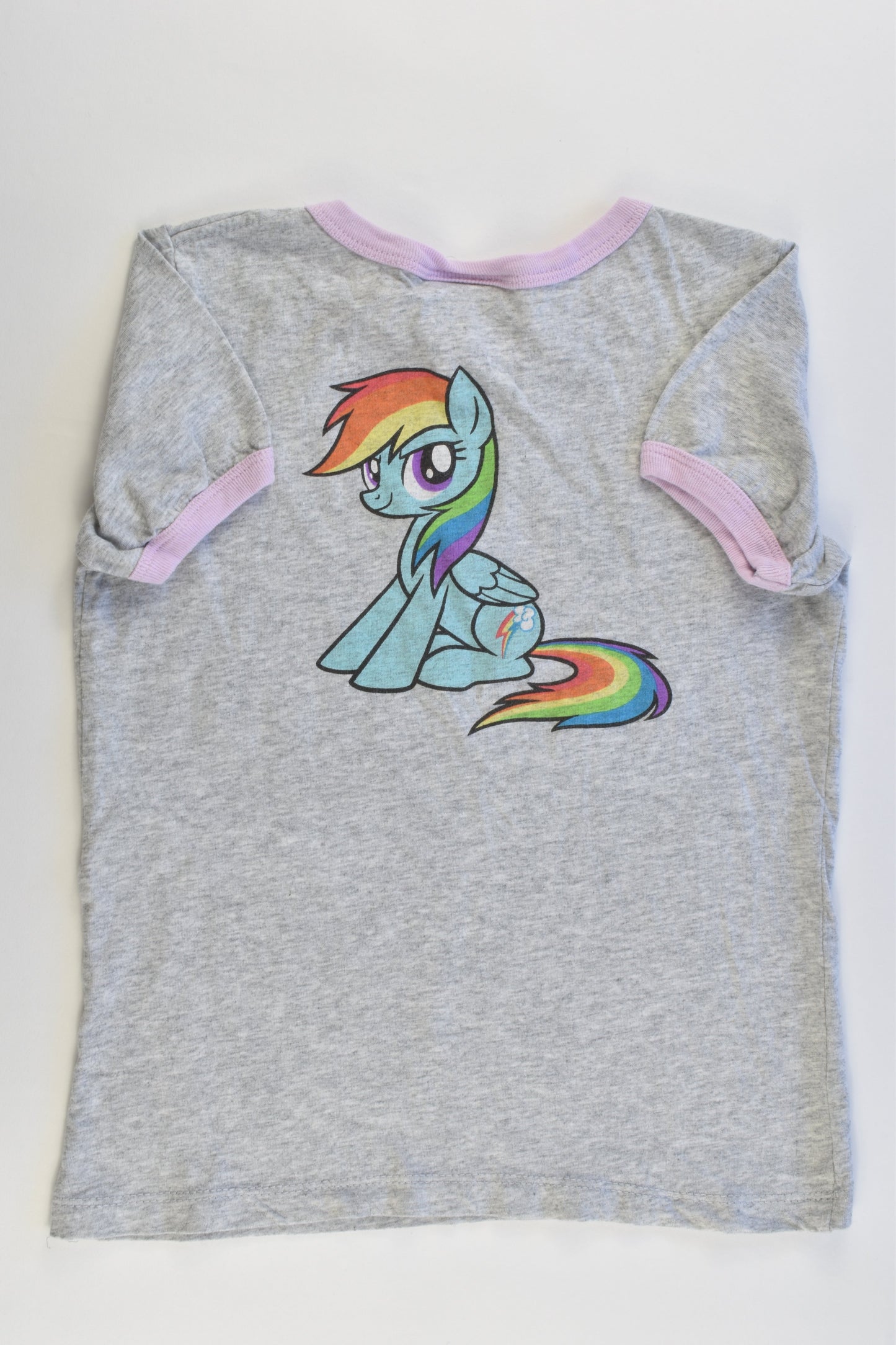 Cotton On Kids size 6 'Rule The Rainbow' Rainbow Dash T-shirt