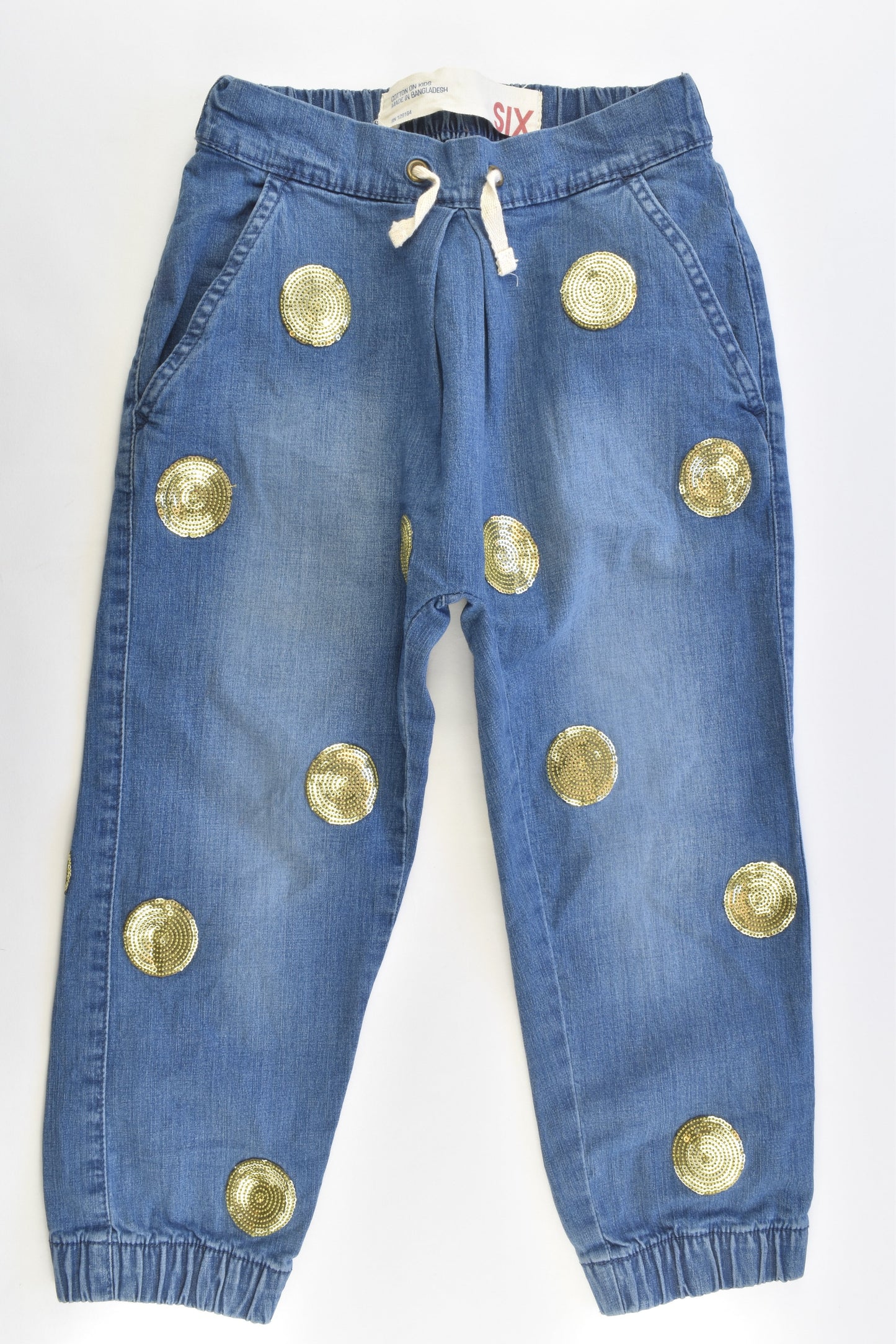 Cotton On Kids Size 6 Soft and Stretchy Denim Pants