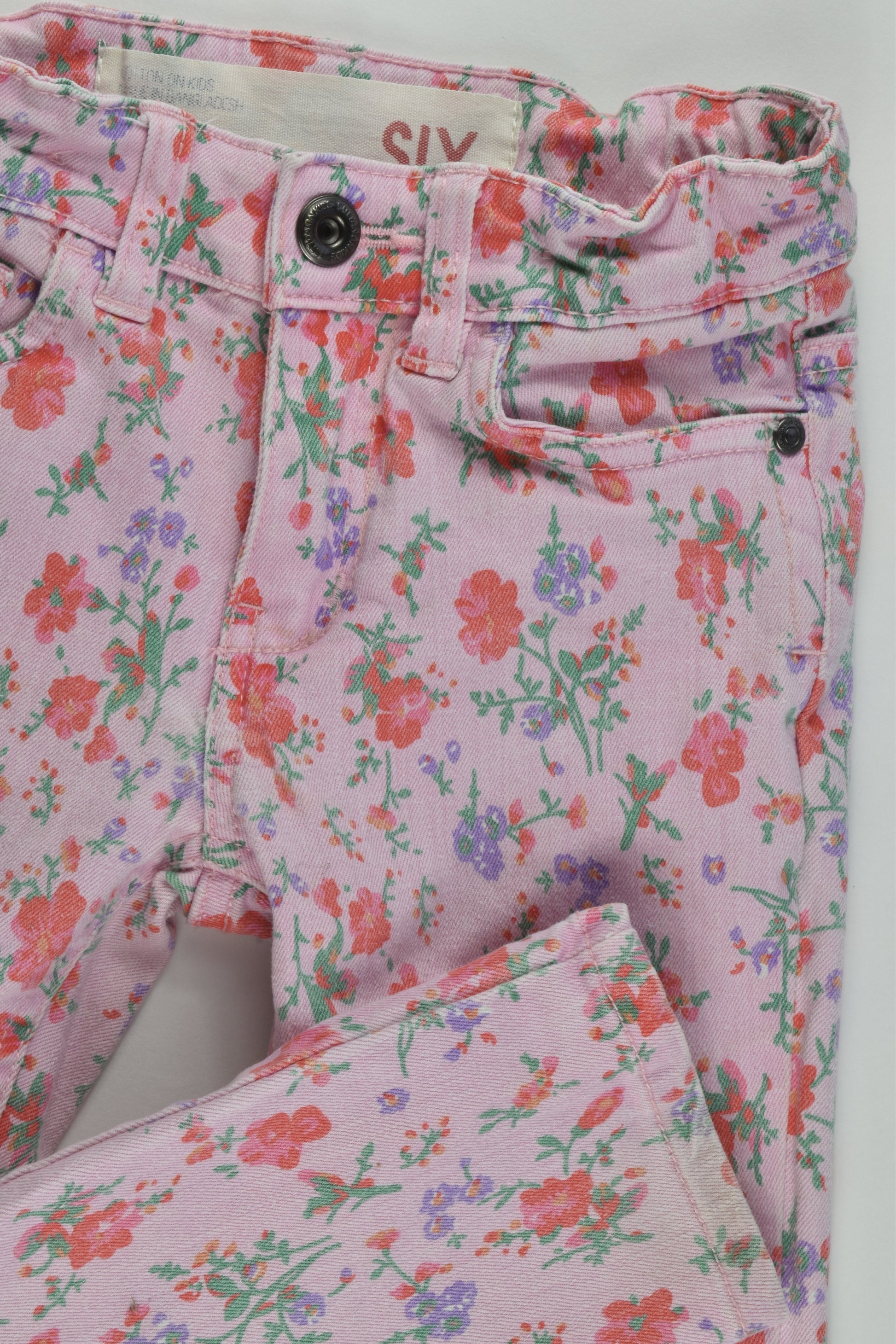 Cotton On Kids Size 6 Stretchy Floral Pants