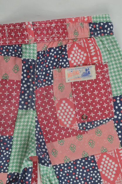 Cotton On Kids Size 7 Colourful 'Isla Sola' Board Shorts