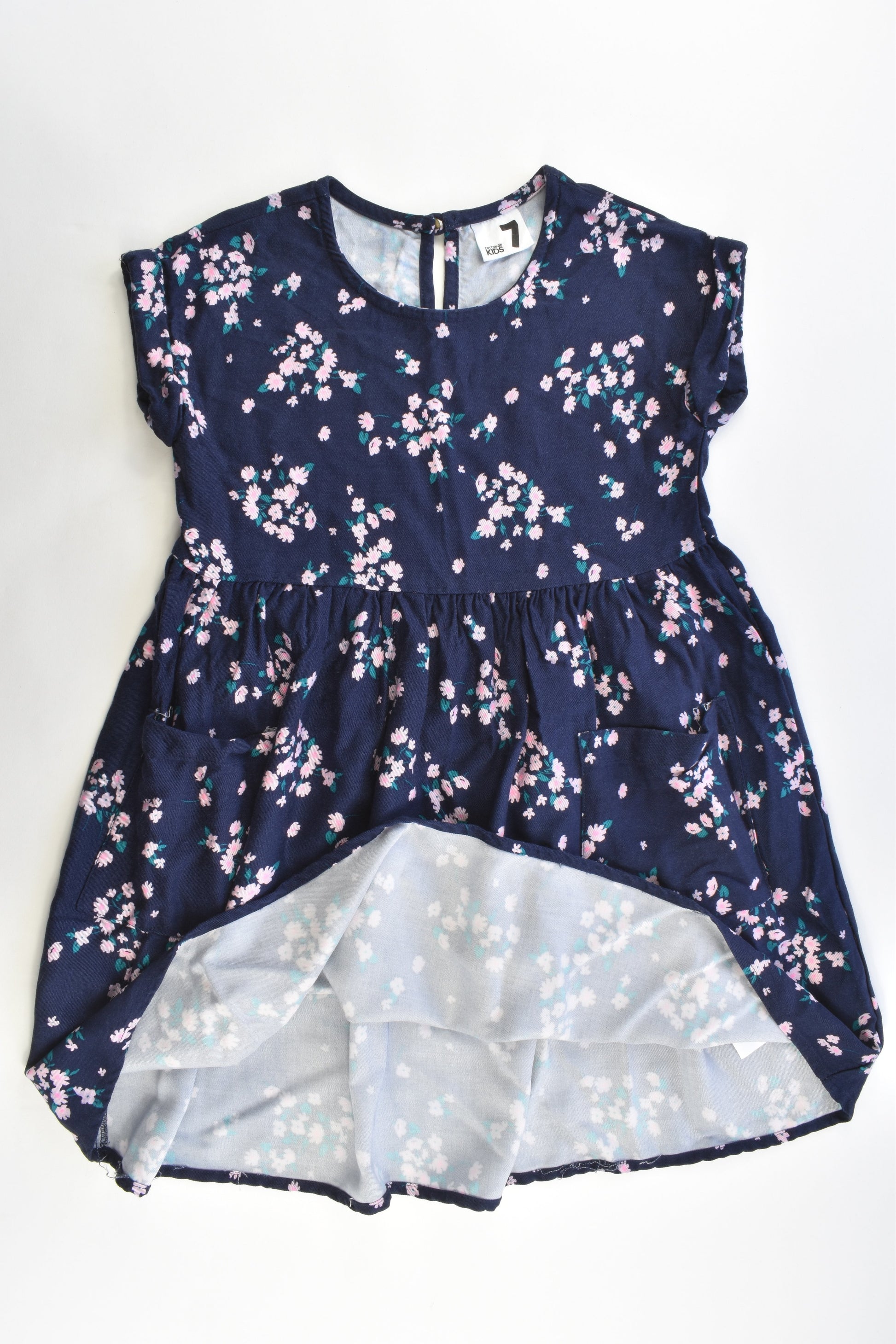 Cotton On Kids Size 7 Floral Dress