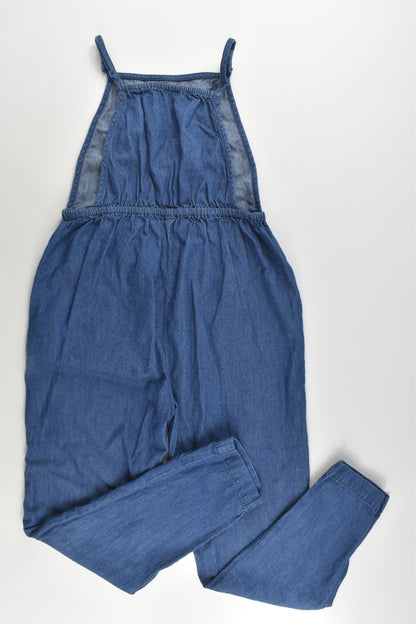 Cotton On Kids Size 7 Lightweight Denim Overalls