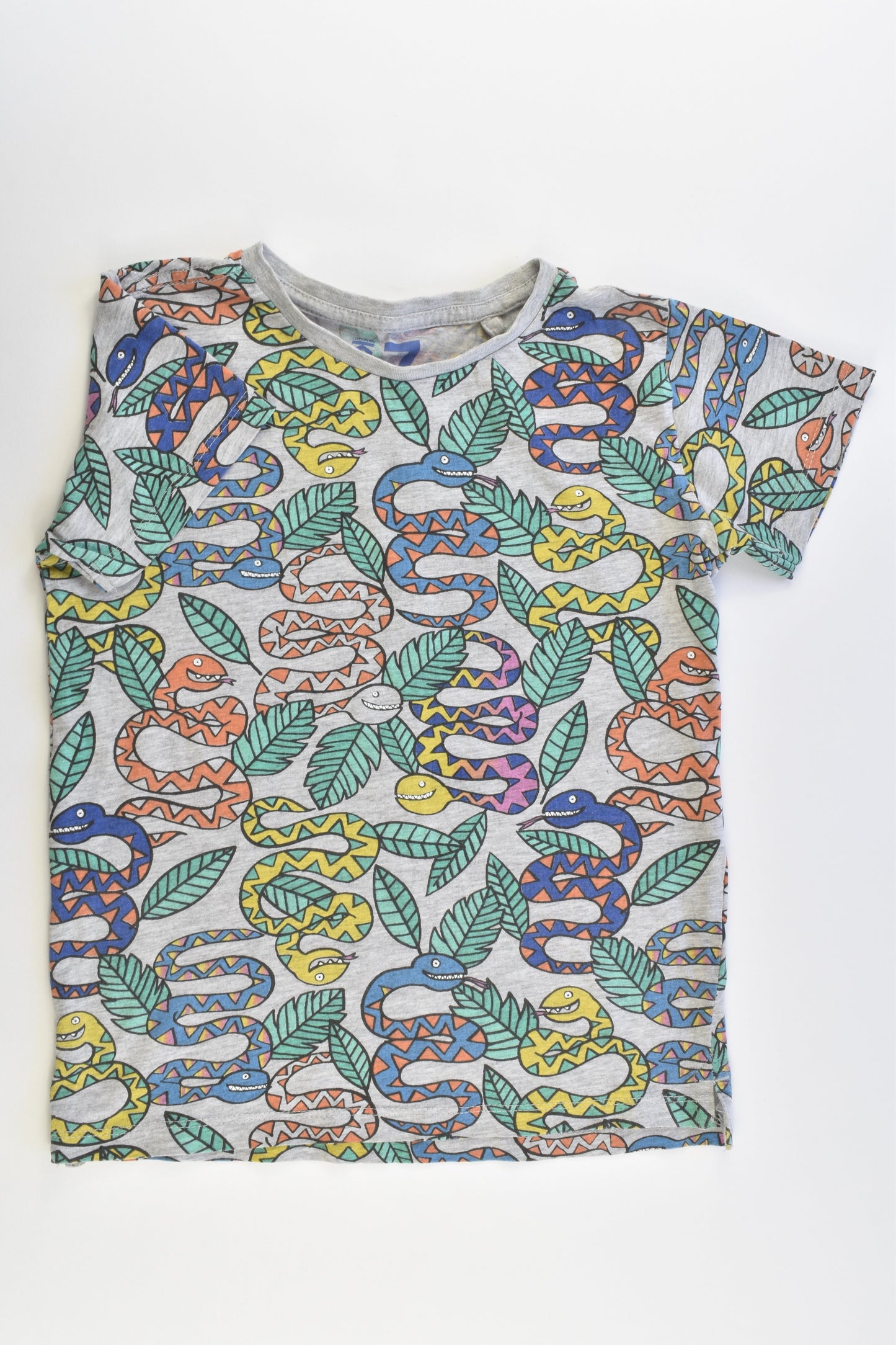 Cotton On Kids Size 7 Snakes T-shirt