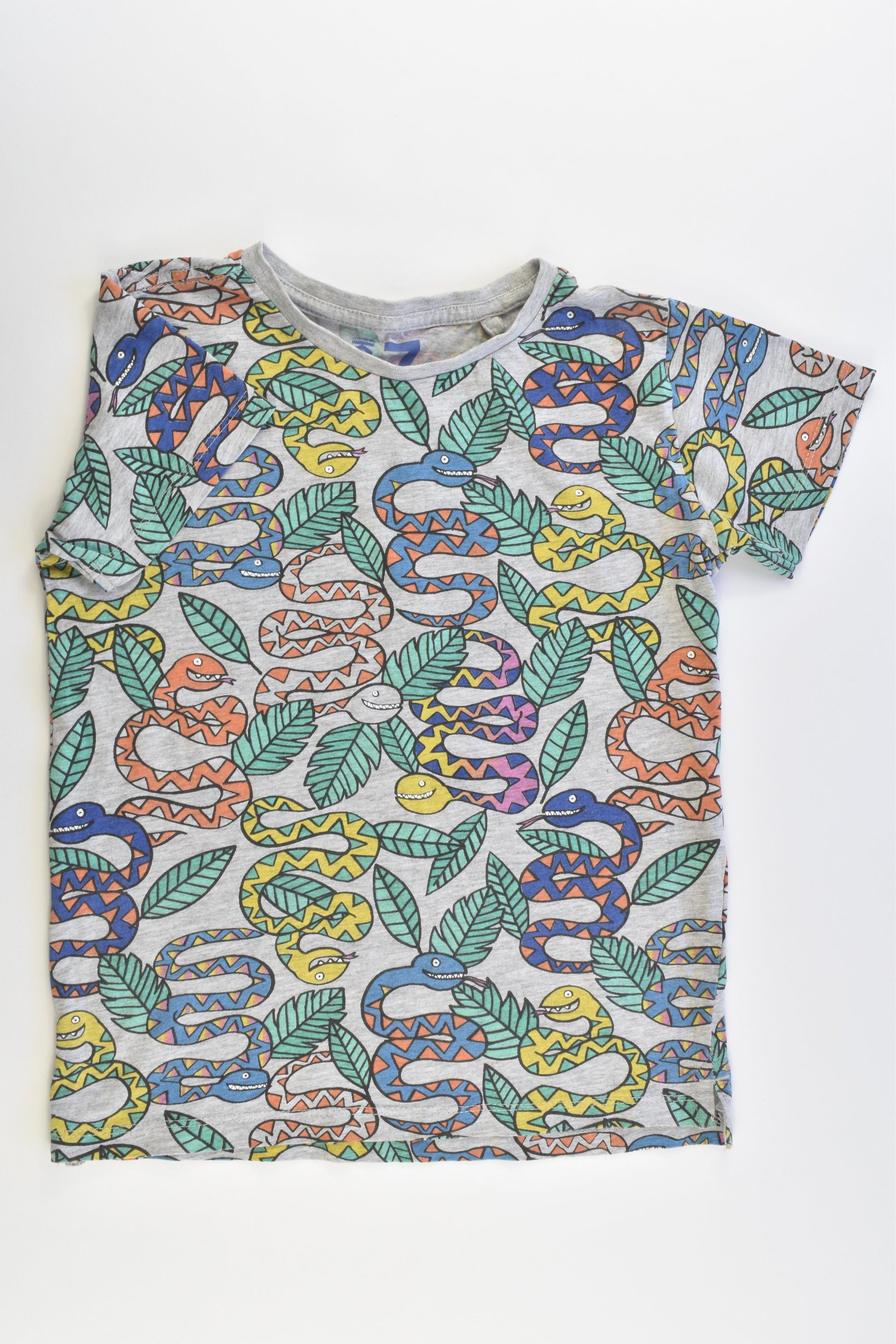 Cotton On Kids Size 7 Snakes T-shirt