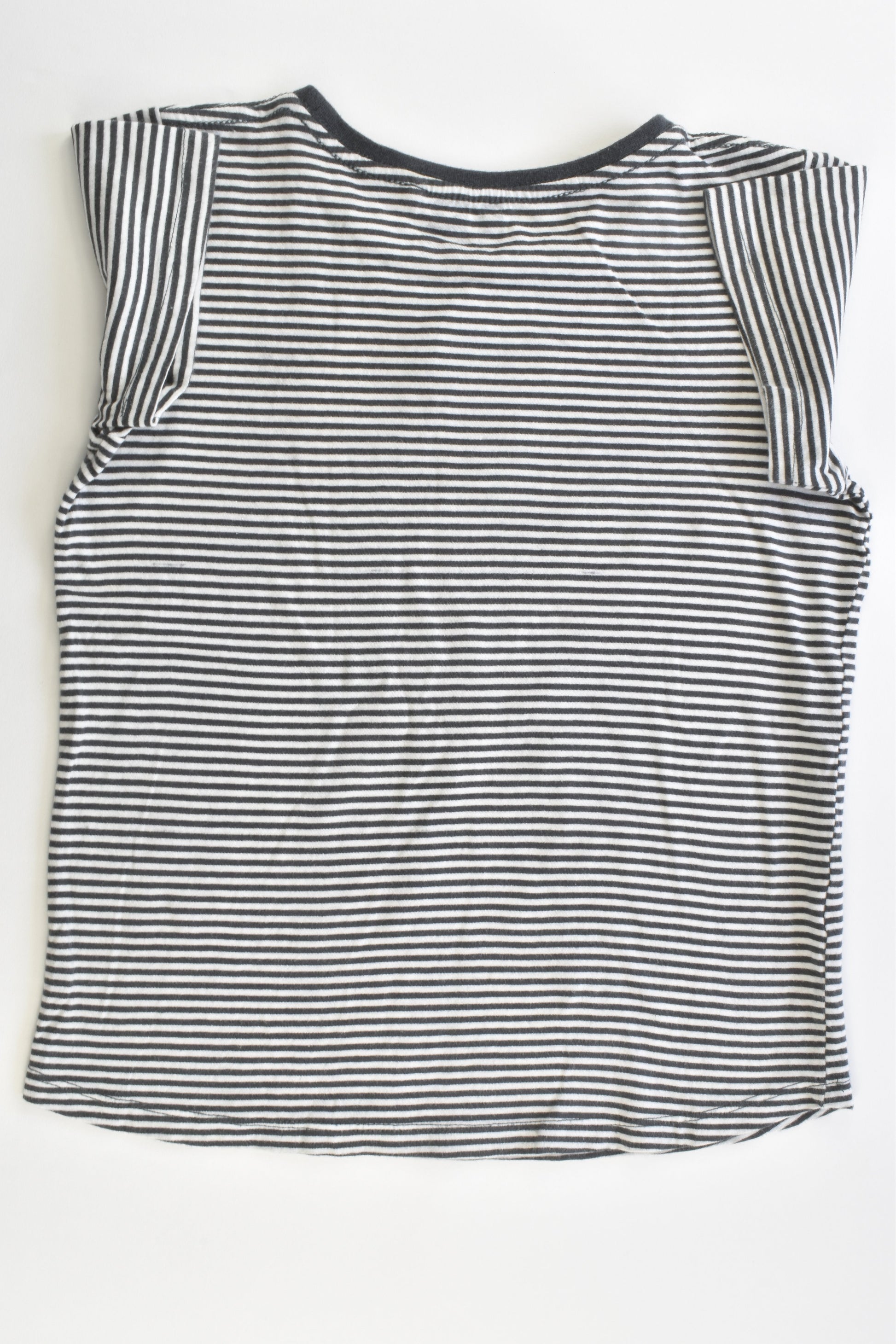 Cotton On Kids Size 8 Striped Skeleton T-shirt