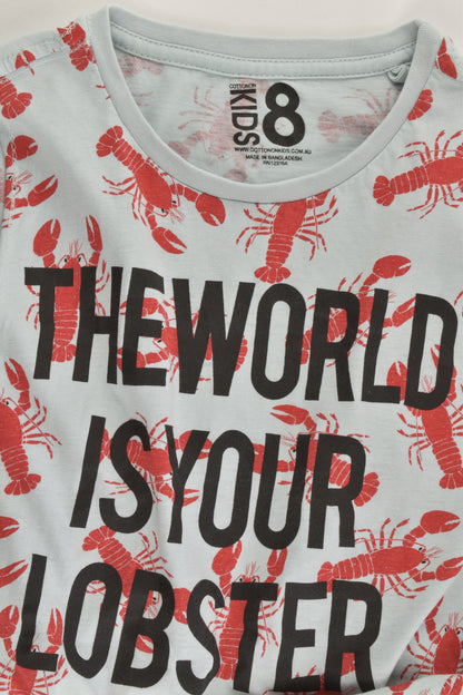 Cotton On Kids Size 8 'The World Is Your Lobster' Top