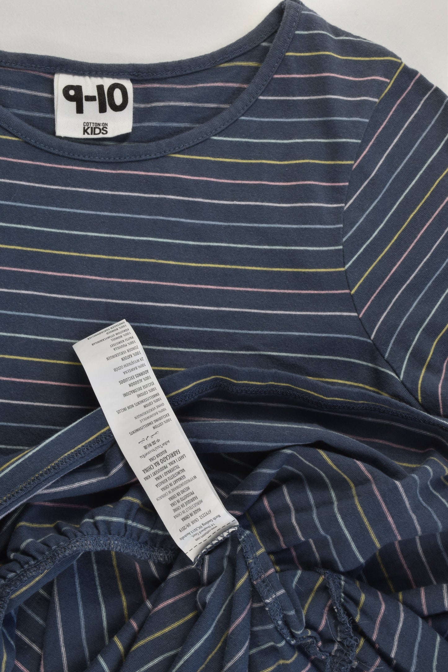 Cotton On Kids Size 9-10 Striped Dress