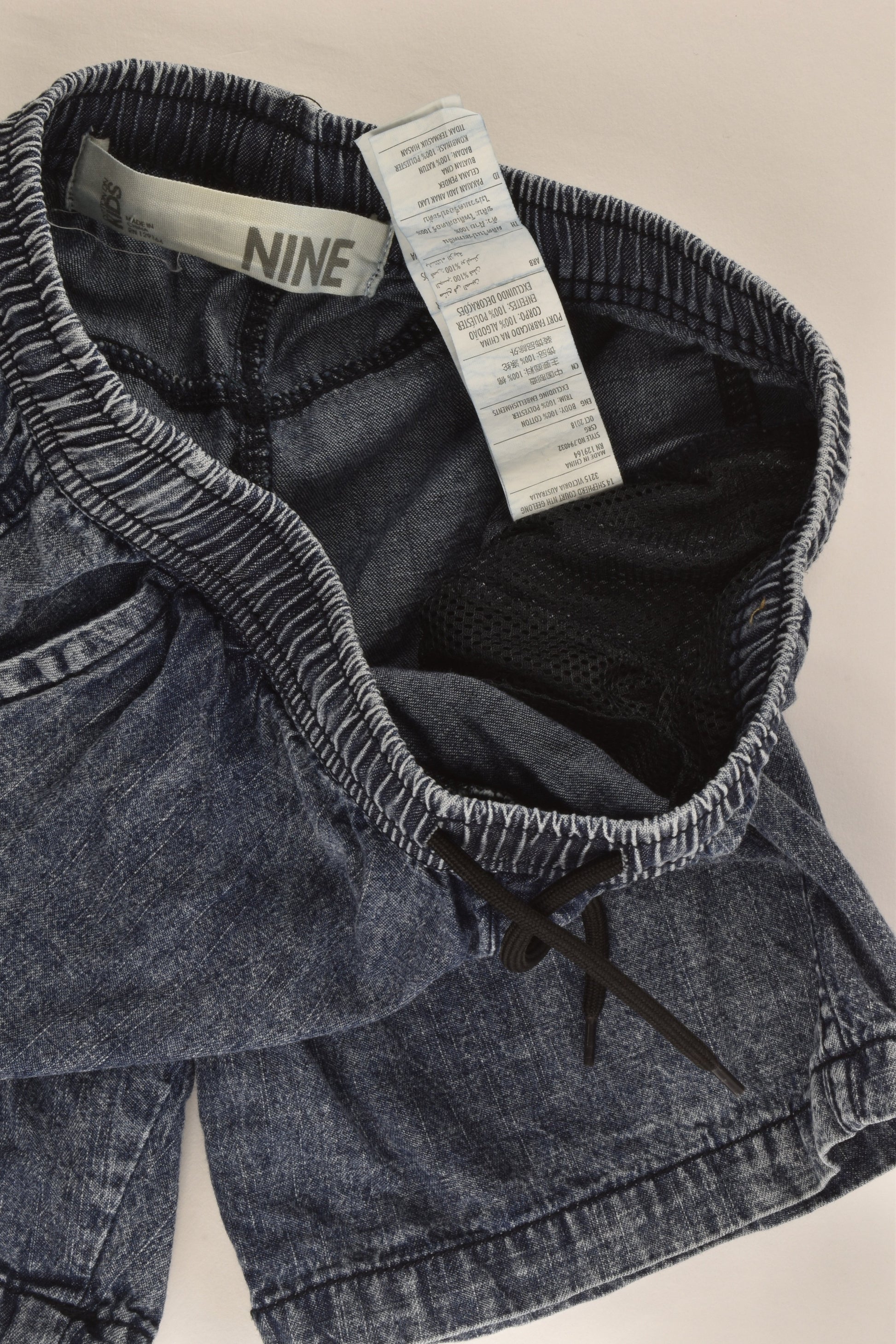 Cotton On Kids Size 9 Lightweight Denim Shorts