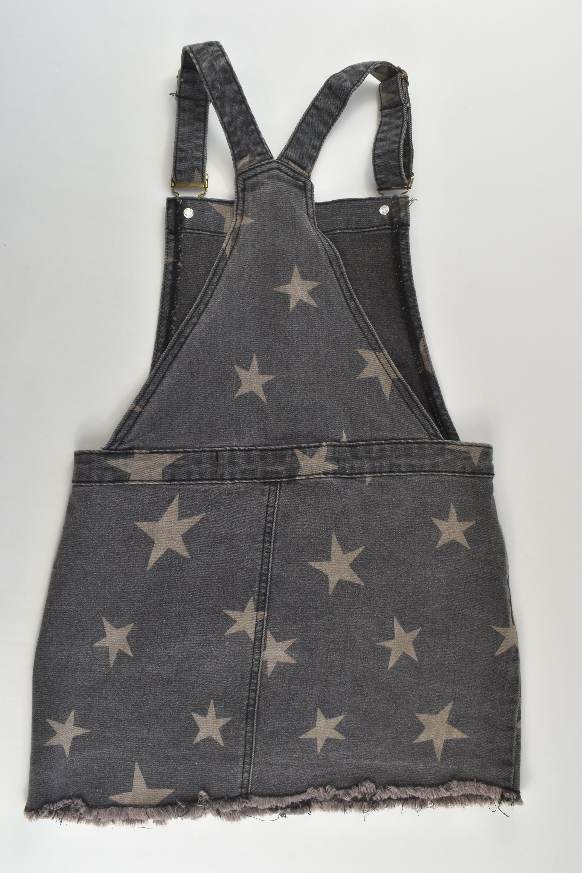 Cotton On Kids Size 9 Stretchy Denim Stars Pinafore Dress