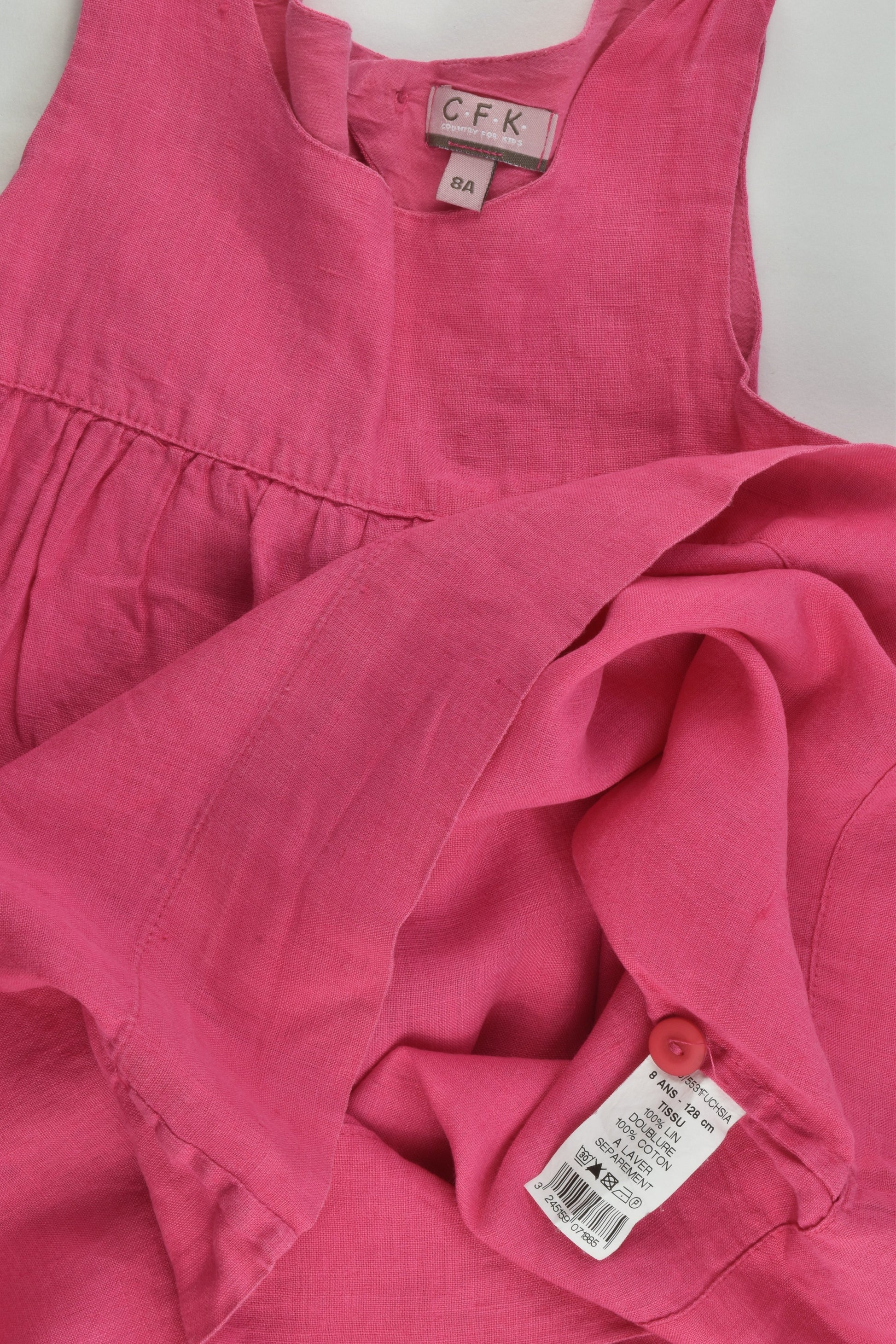 Country For Kids Size 8 Linen Dress