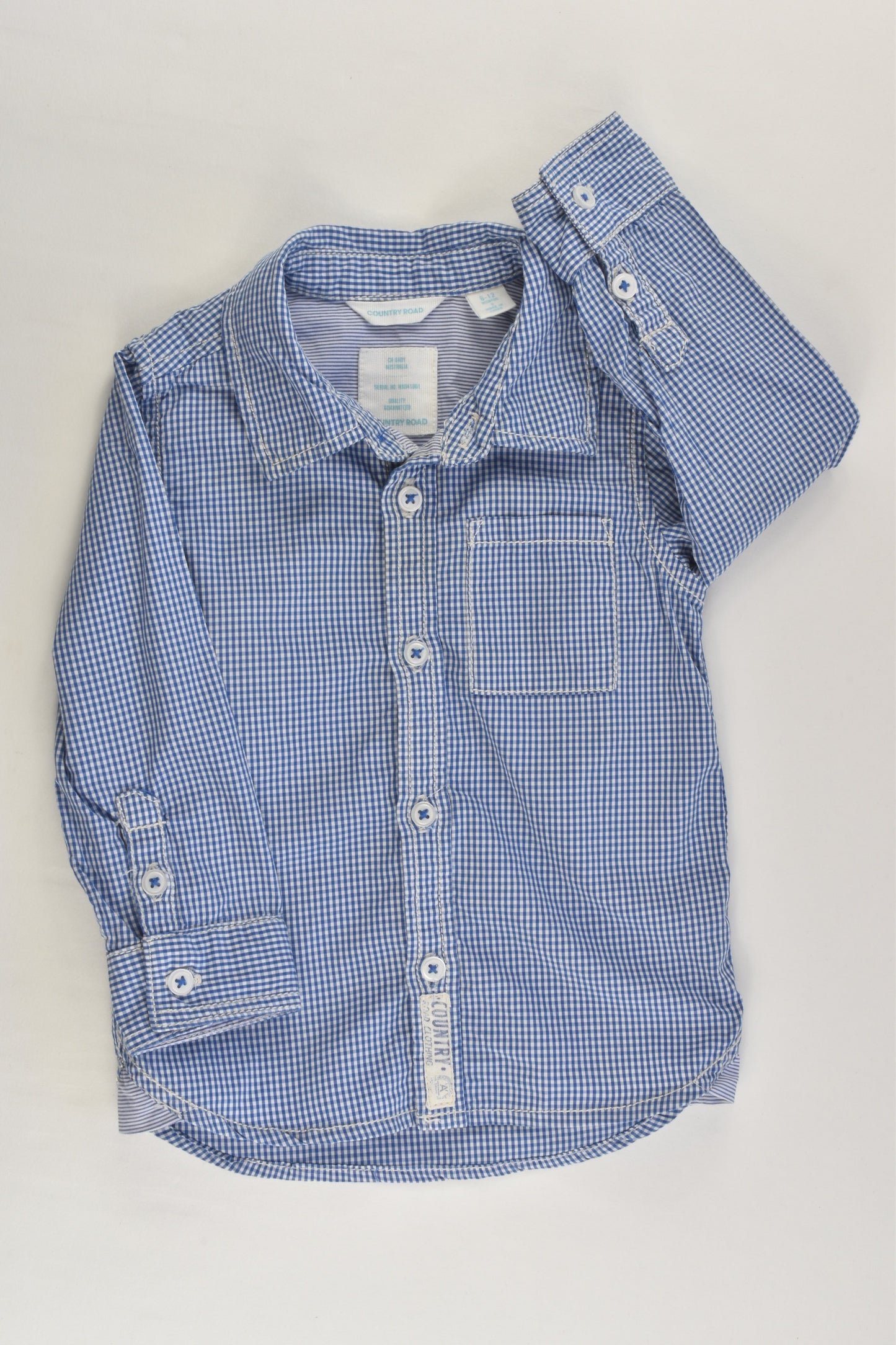 Country Road Size 0 (6-12 months) Checked Shirt