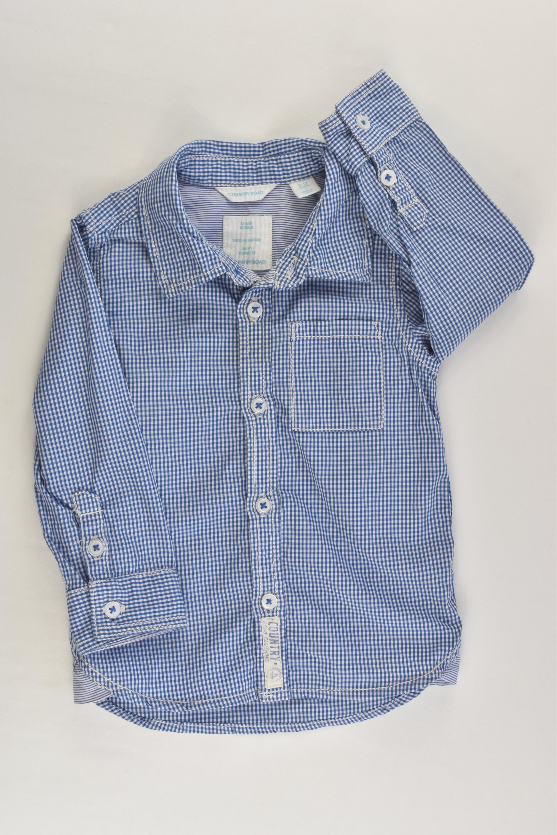 Country Road Size 0 (6-12 months) Checked Shirt