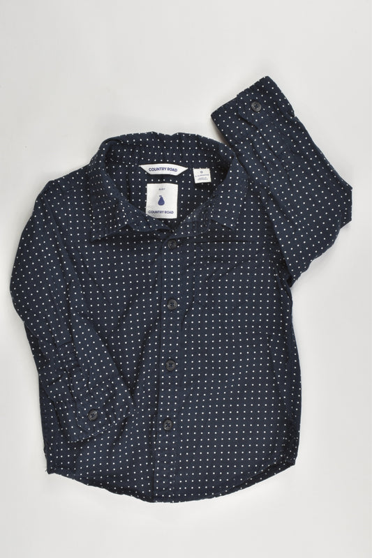 Country Road Size 0 (6-12 months) Collared Shirt