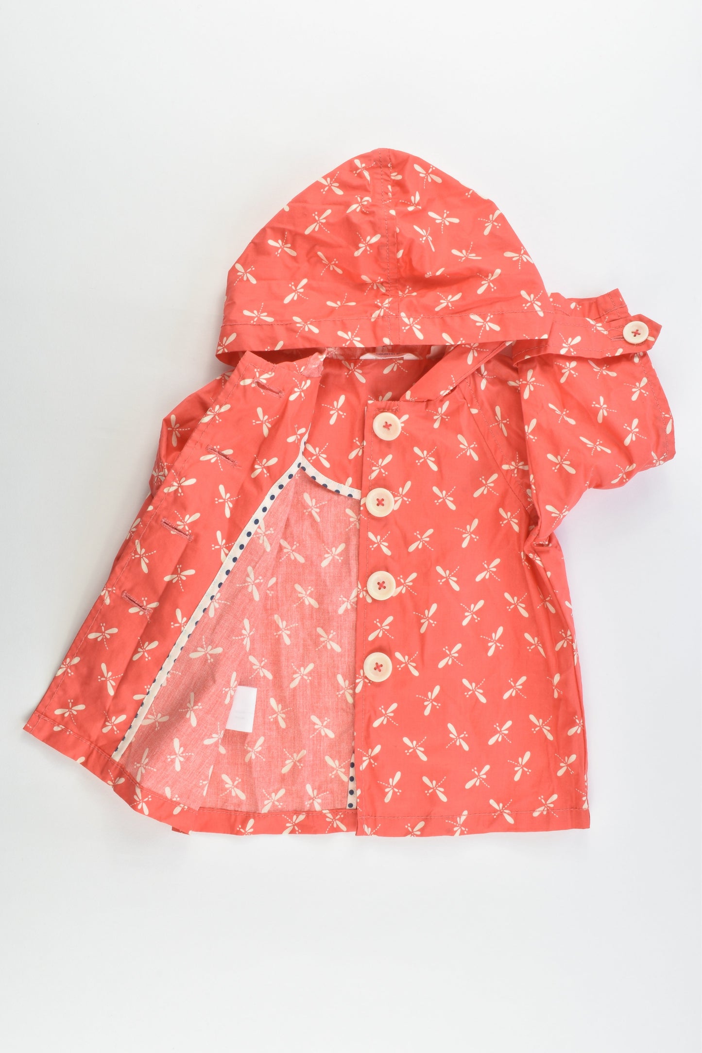 Country Road Size 0 (6-12 months) Dragonflies Hooded Rain Jacket