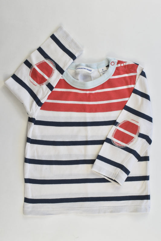 Country Road Size 0 (6-12 months) Striped Top