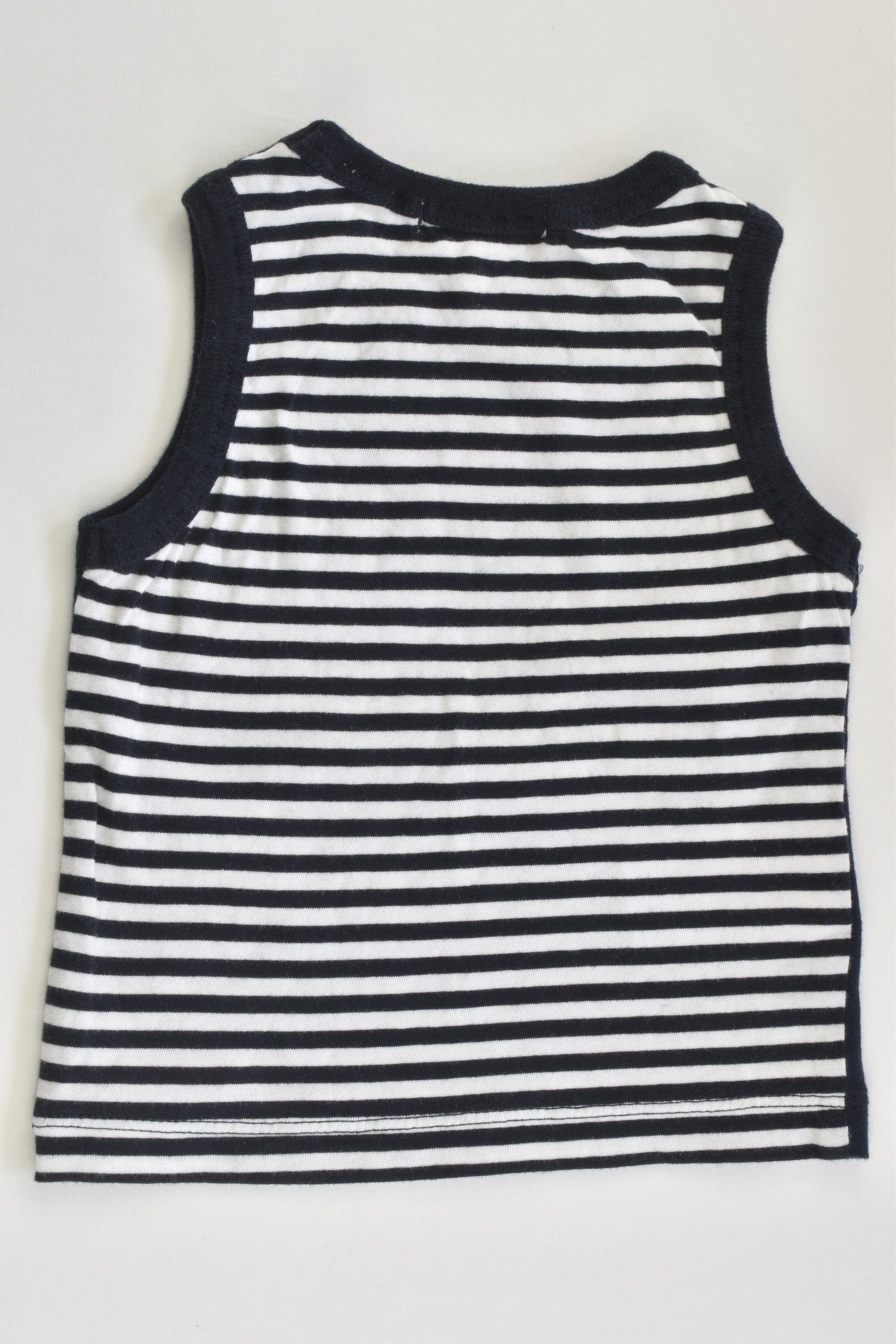 Country Road Size 00 (3-6 months) Rhino/Striped Tank Top