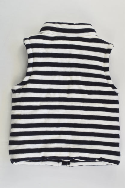Country Road Size 00 (3-6 months) Striped Padded Vest