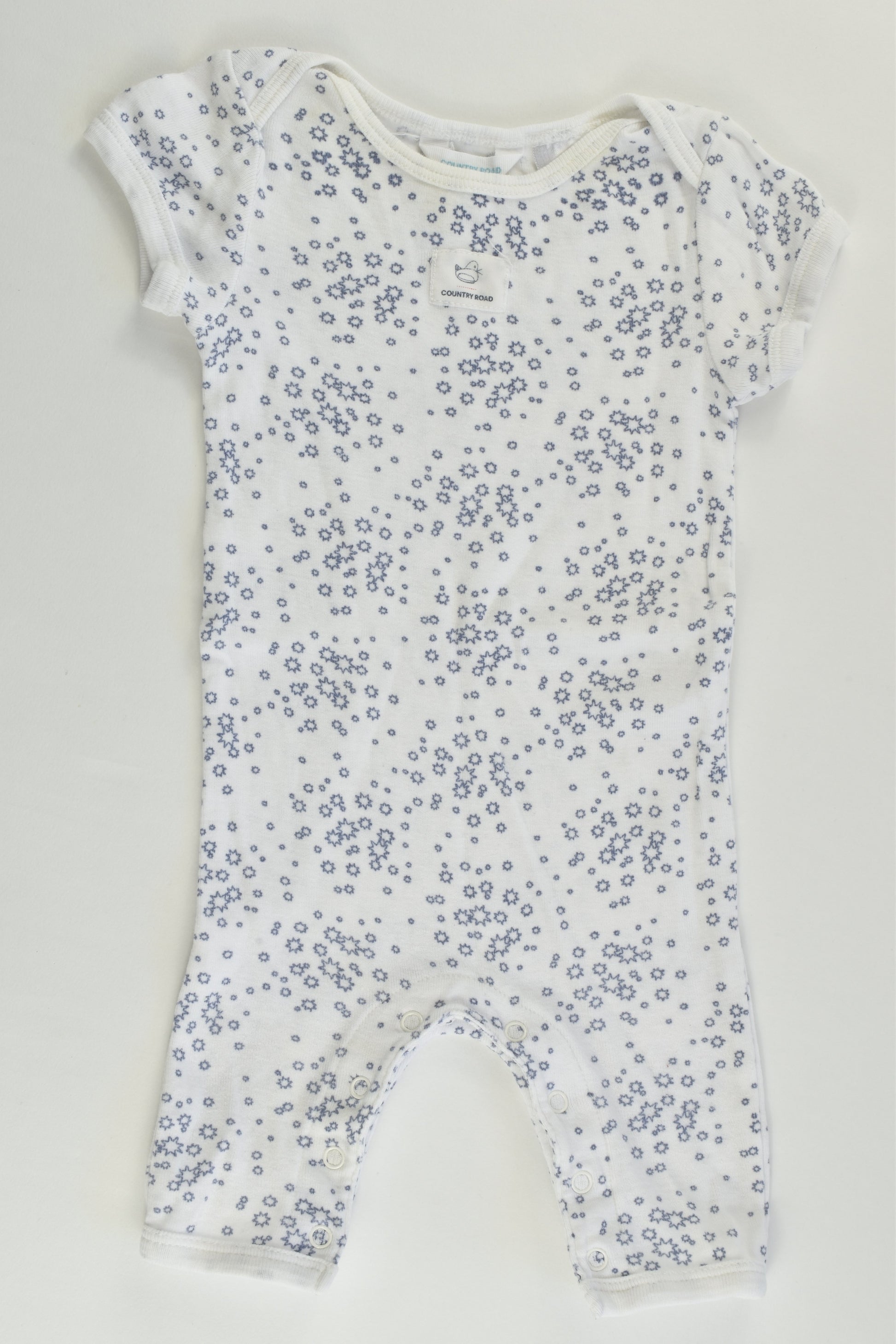 Country Road Size 000 (0-3 months) Stars Short Romper