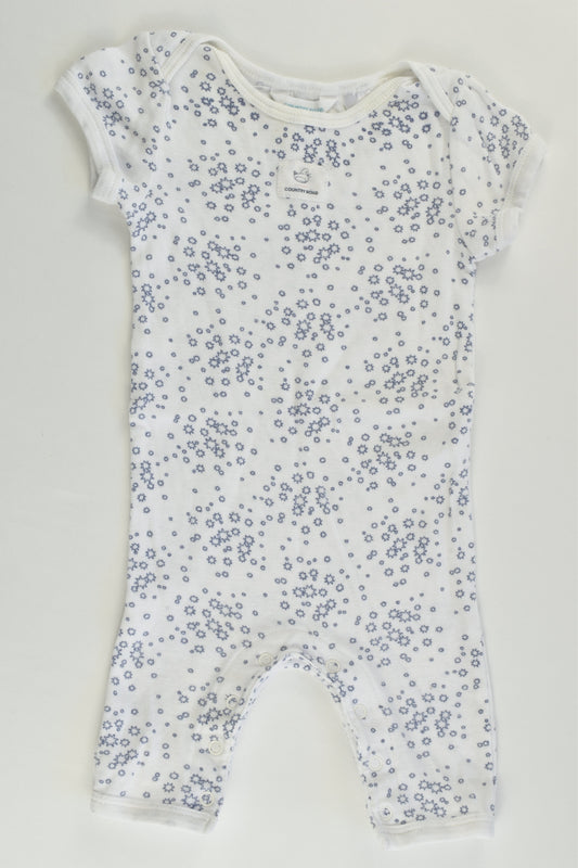 Country Road Size 000 (0-3 months) Stars Short Romper
