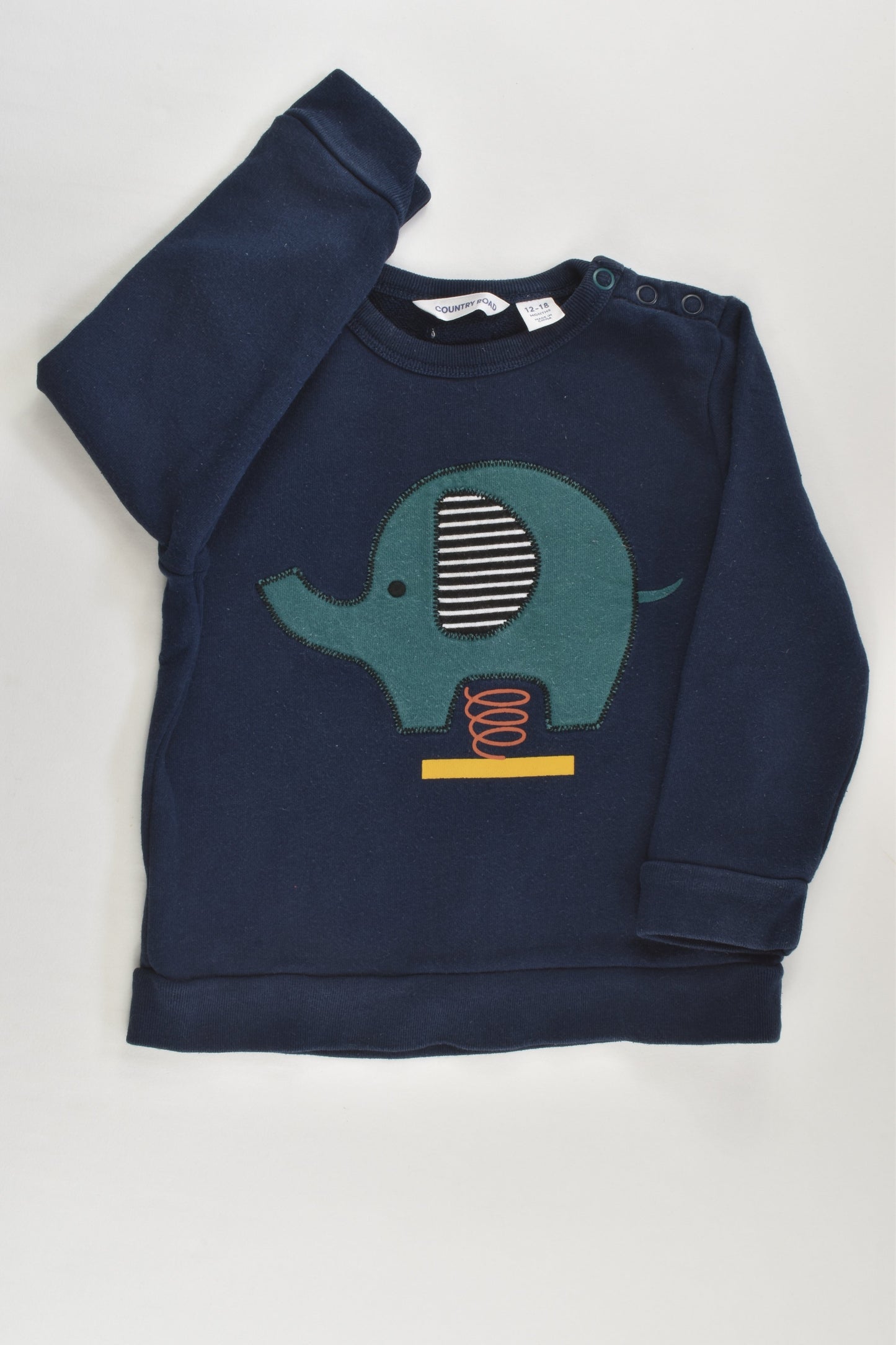 Country Road Size 1 (12-18 months) Elephant Sweater