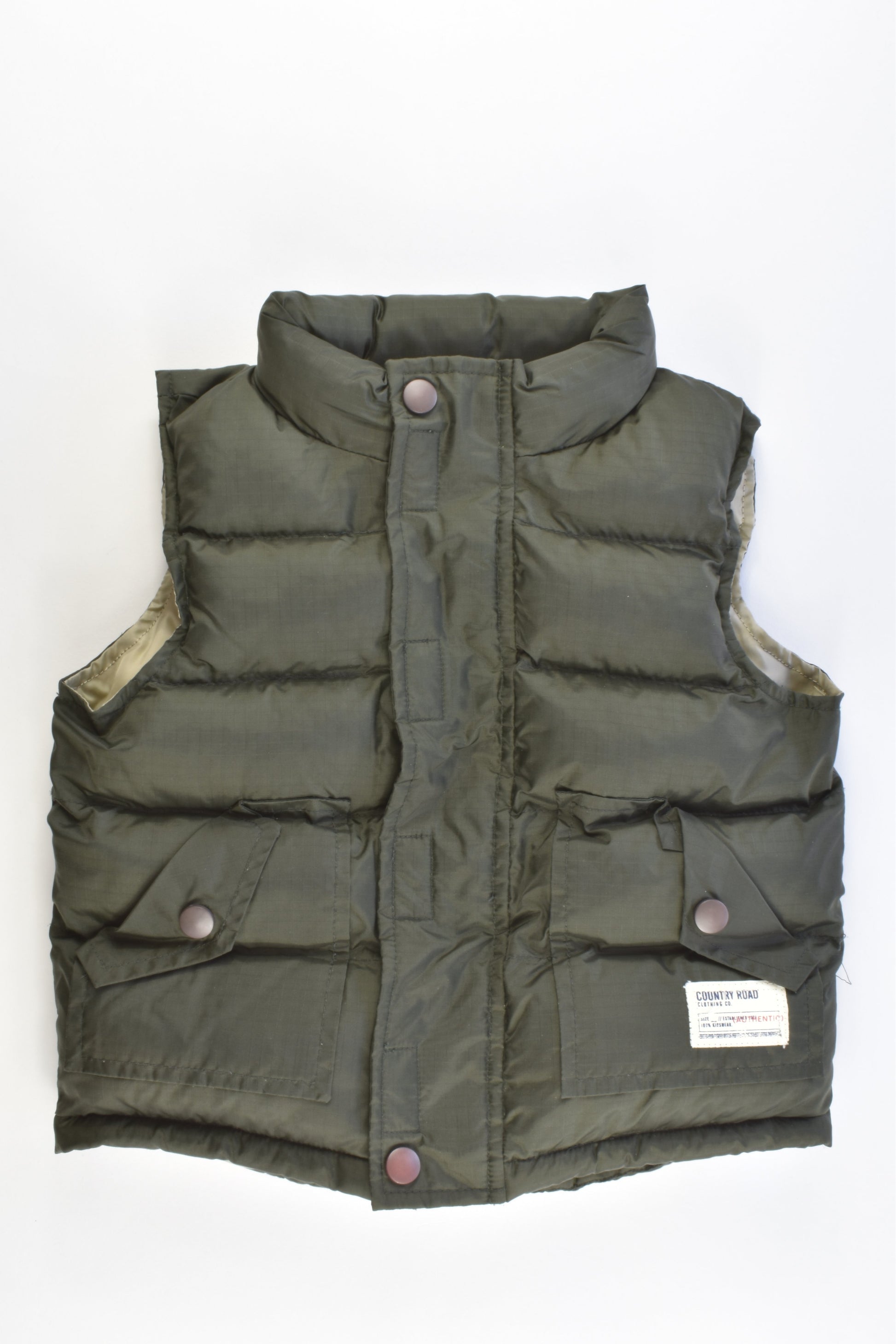 Country Road Size 1-2 Puffer vest