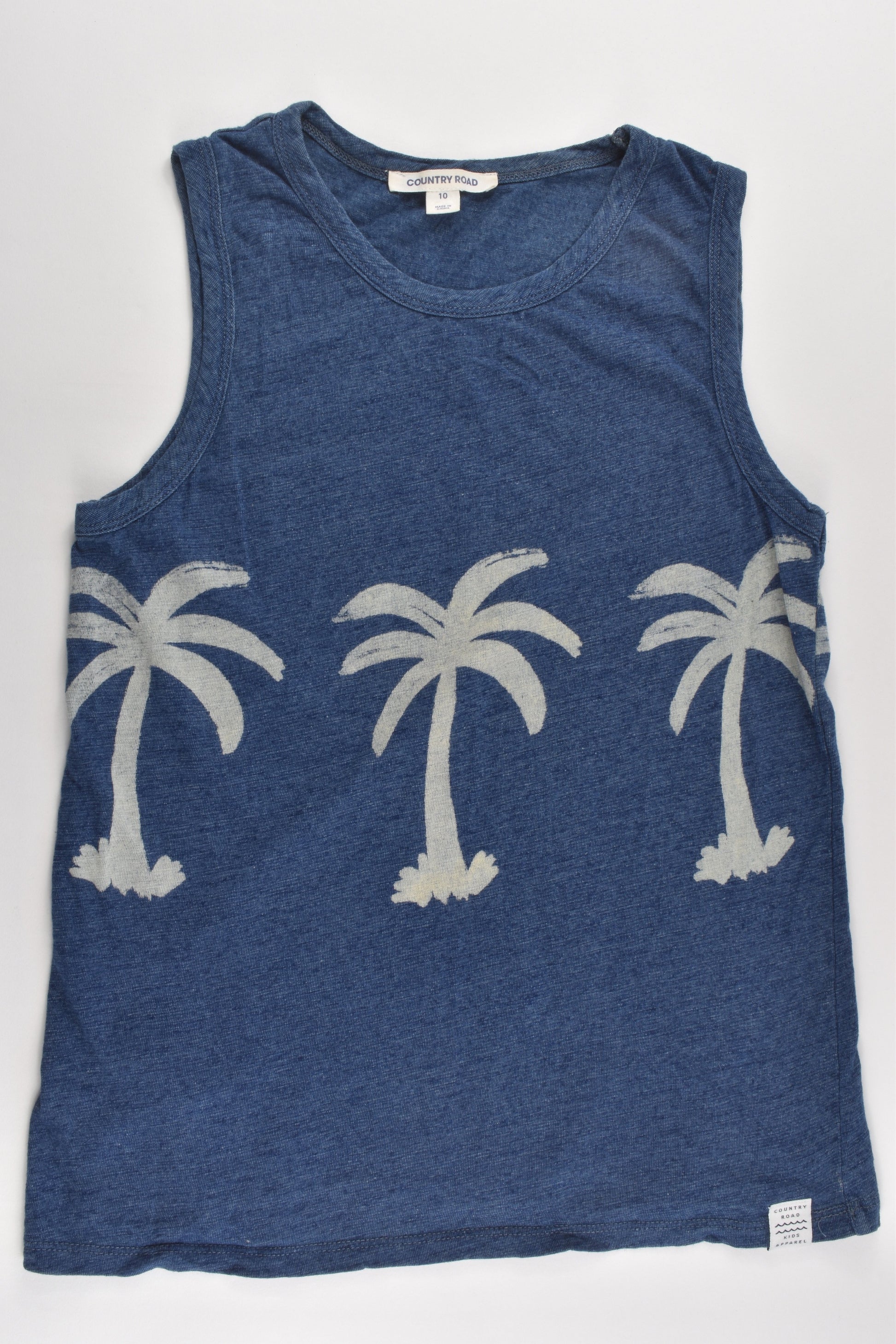 Country Road Size 10 Palm Trees Top