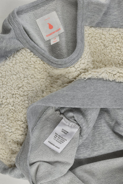 Country Road Size 10 Sherpa Front Sweater