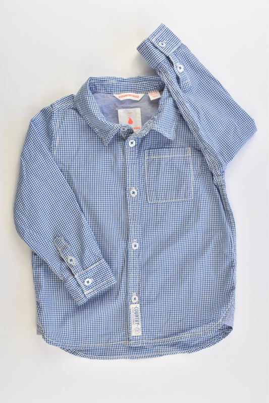 Country Road Size 18-24 months (2) Checked Collared Shirt