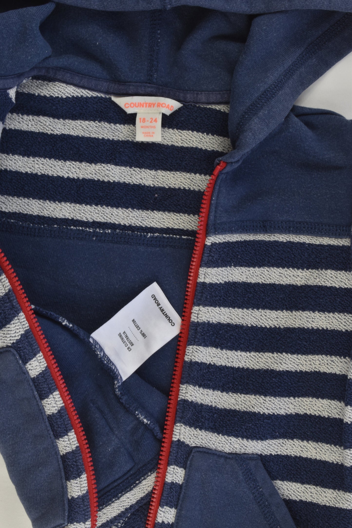 Country Road Size 2 (18-24 months) Hooded Jumper