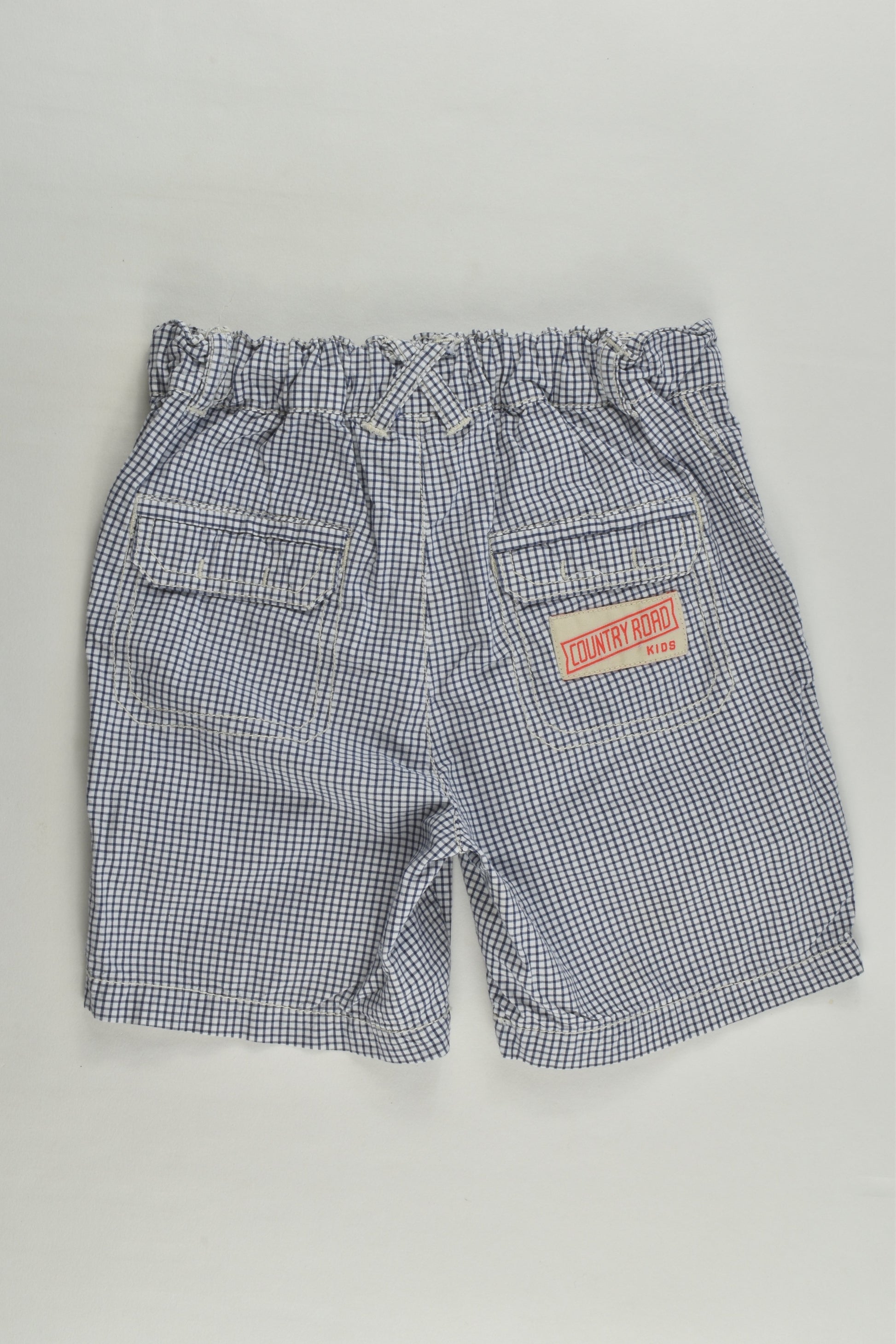 Country Road Size 2 (18-24 months) Lightweight Checked Shorts