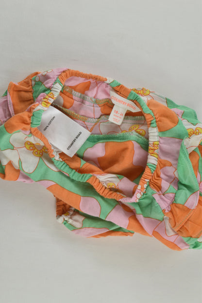 Country Road Size 2 (18-24 months) Retro Flowers Bloomers