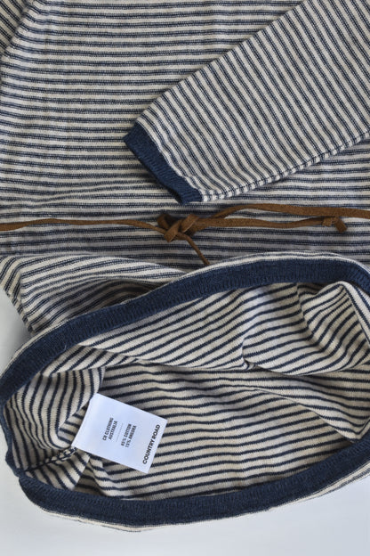 Country Road Size 2 (18-24 months) Striped Cotton/Angora Knitted Dress