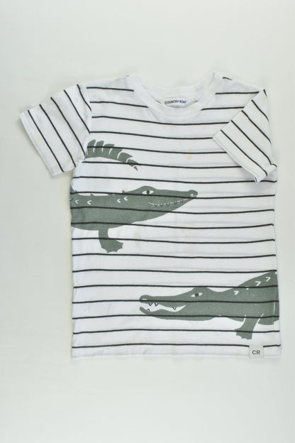 Country Road Size 2 Crocodile T-shirt