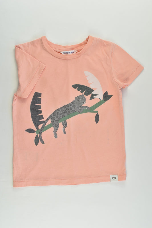 Country Road Size 2 Lepard T-shirt