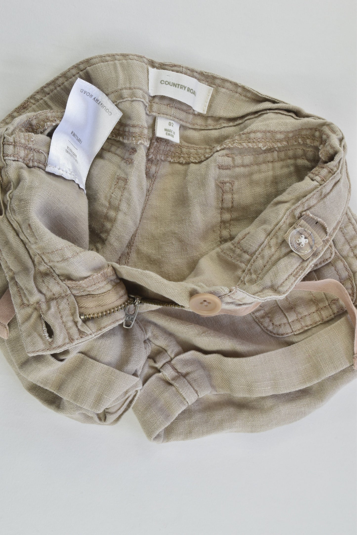 Country Road Size 2 Linen Shorts