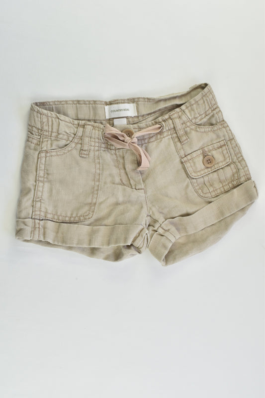 Country Road Size 2 Linen Shorts