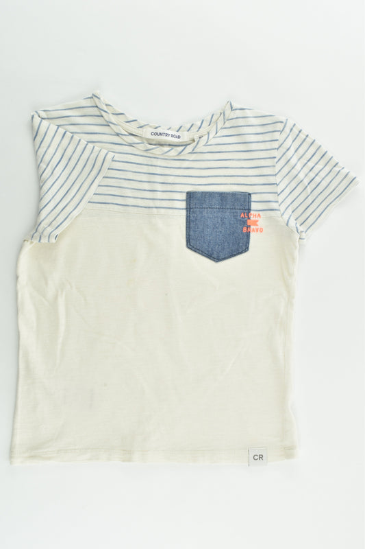 Country Road Size 3 'Alpha Bravo' T-shirt