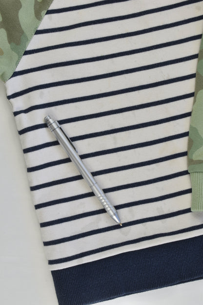 Country Road Size 3 Camouflage and Stripes Sweater
