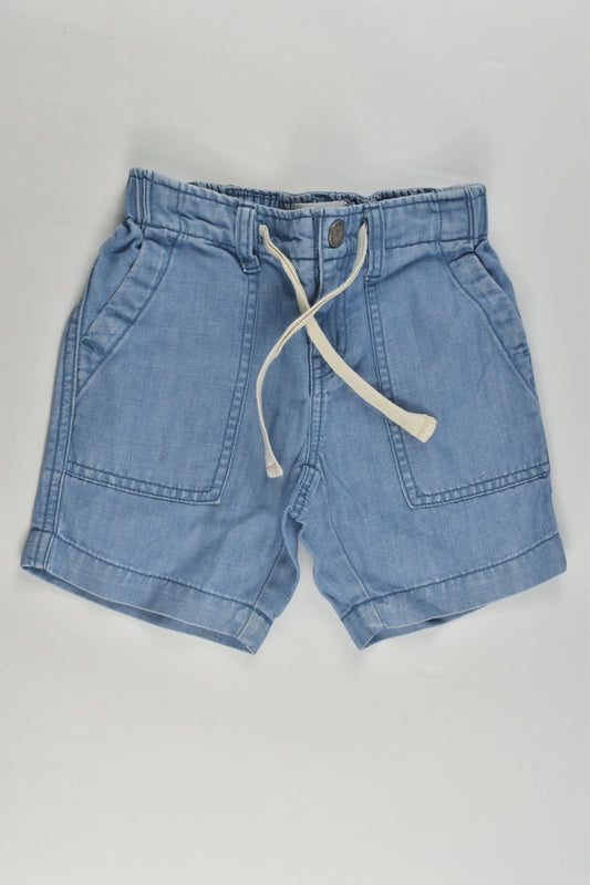 Country Road Size 3 Lightweight Cotton/Linen Denim Shorts