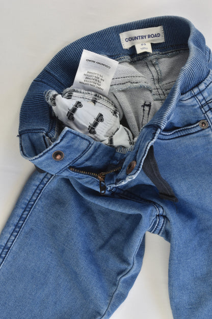 Country Road Size 3 Stretchy Denim Jogger