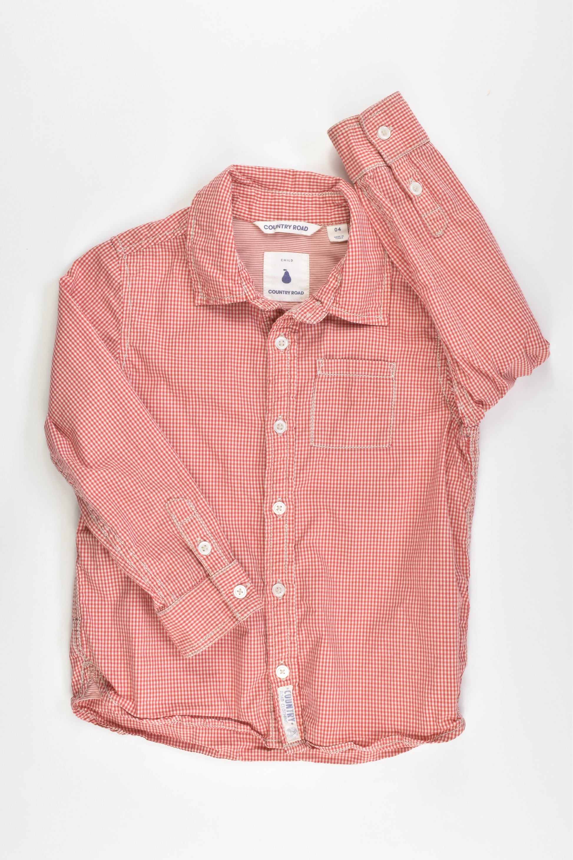 Country Road Size 4 Collared Shirt