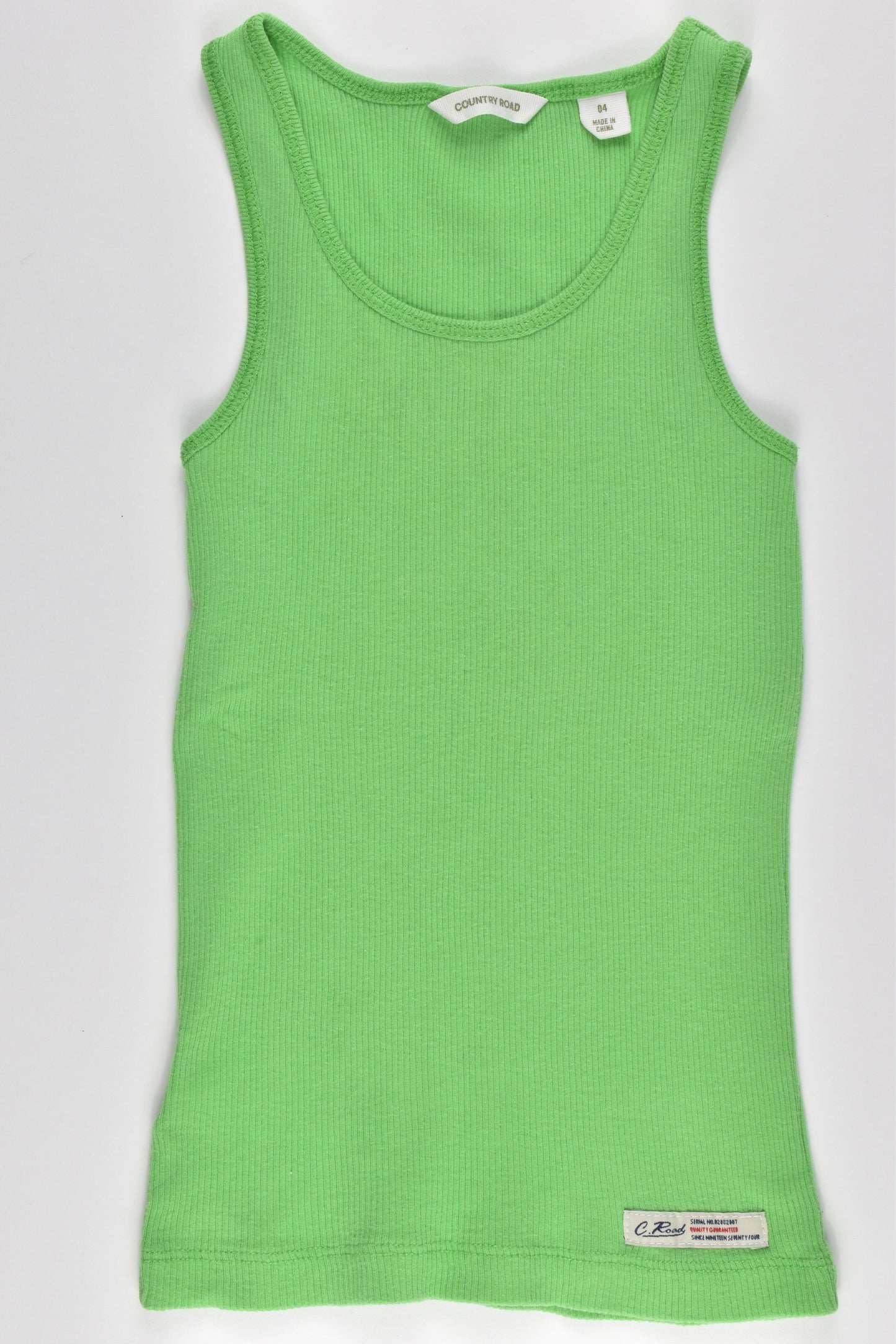 Country road Size 4 Ribbed Tank Top