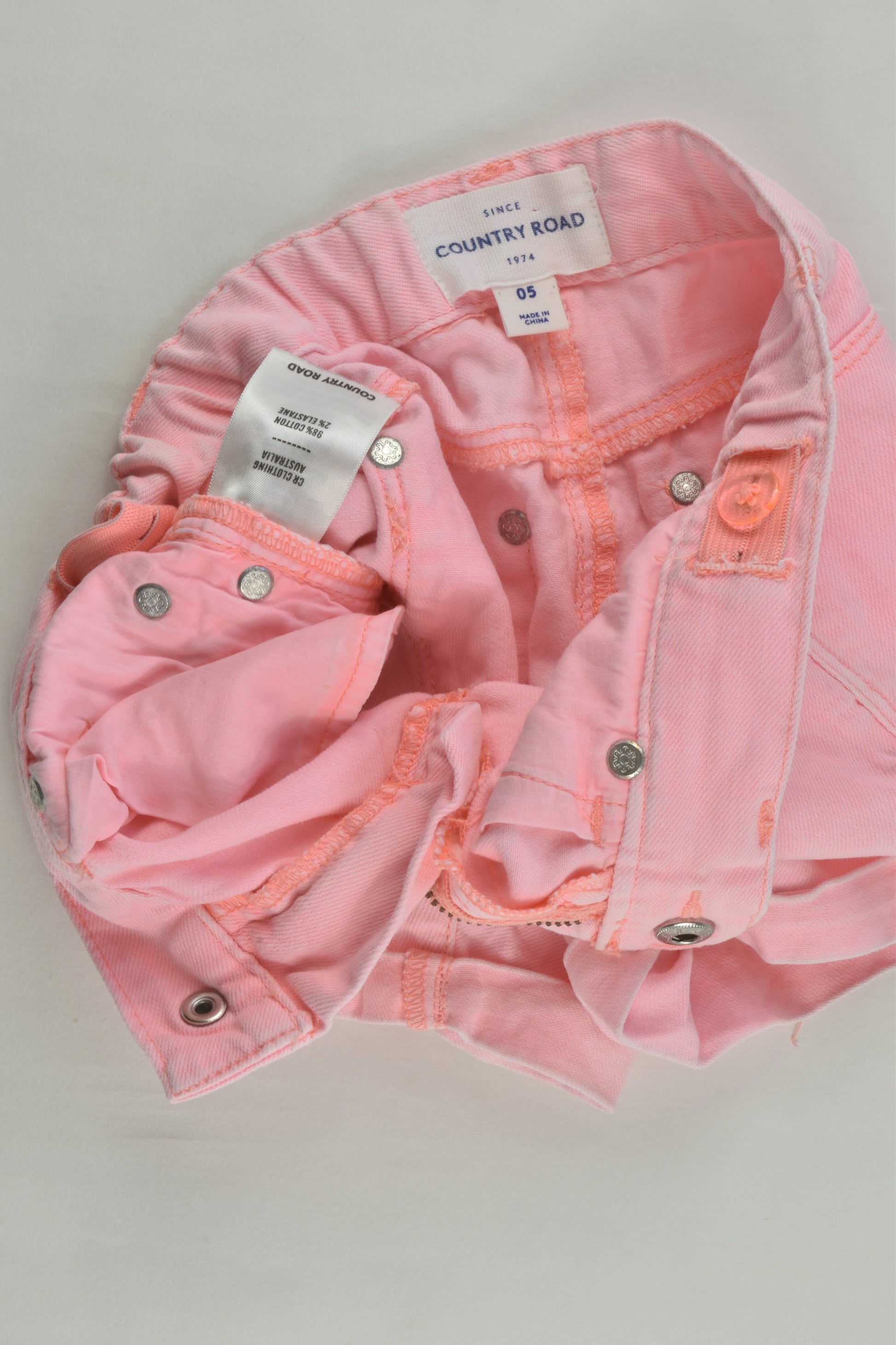 Country Road Size 5 Pink Denim Shorts